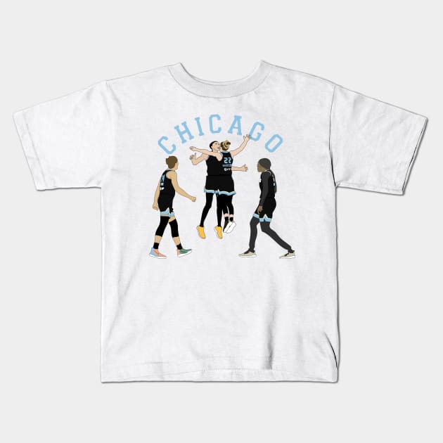 we are chicago Kids T-Shirt by rsclvisual